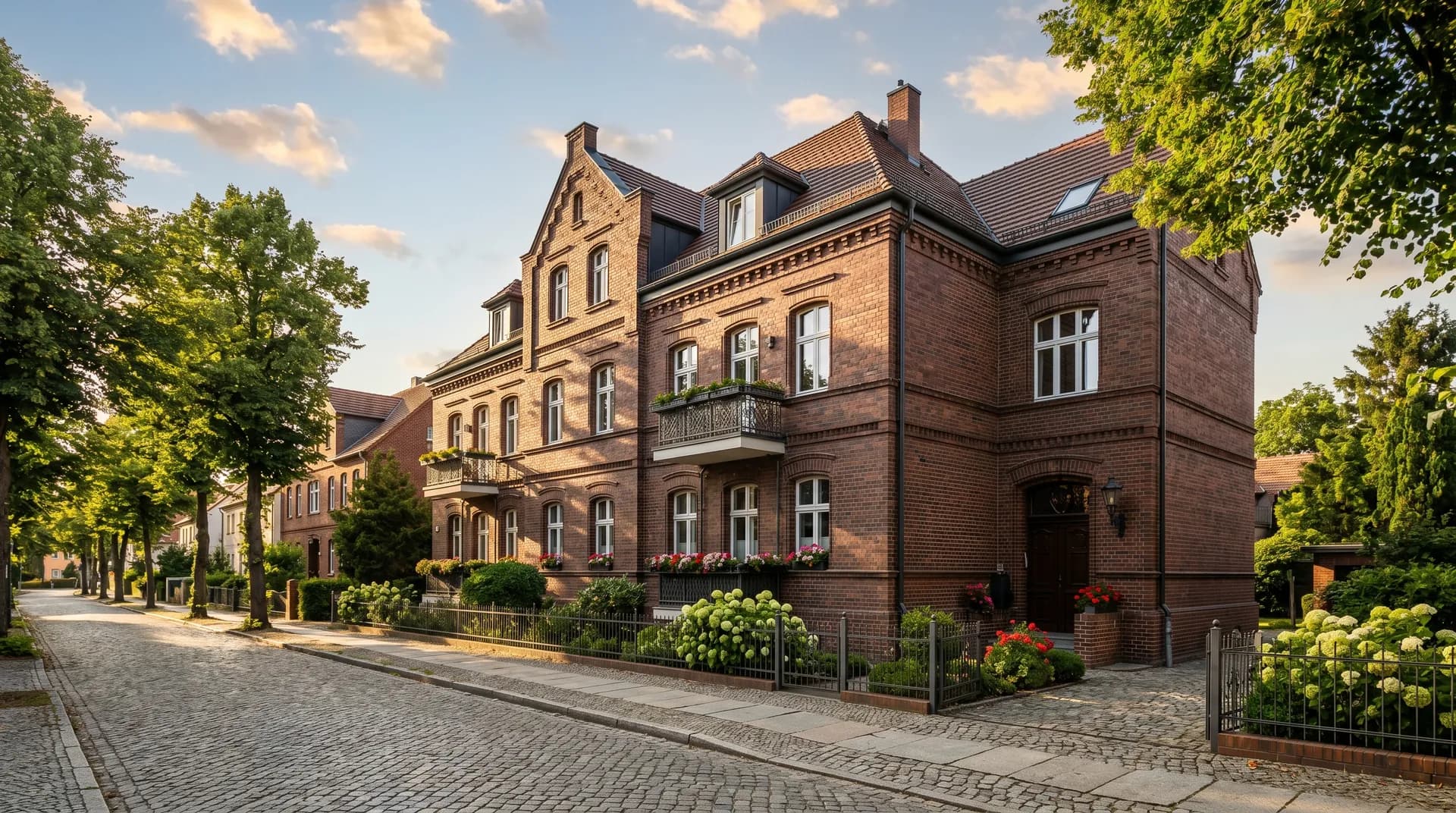 Klinkerfassade in Eiche