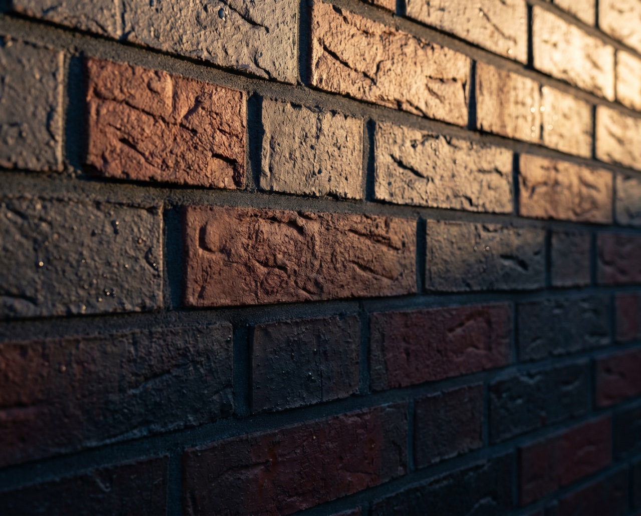 Klinkerwand Detail